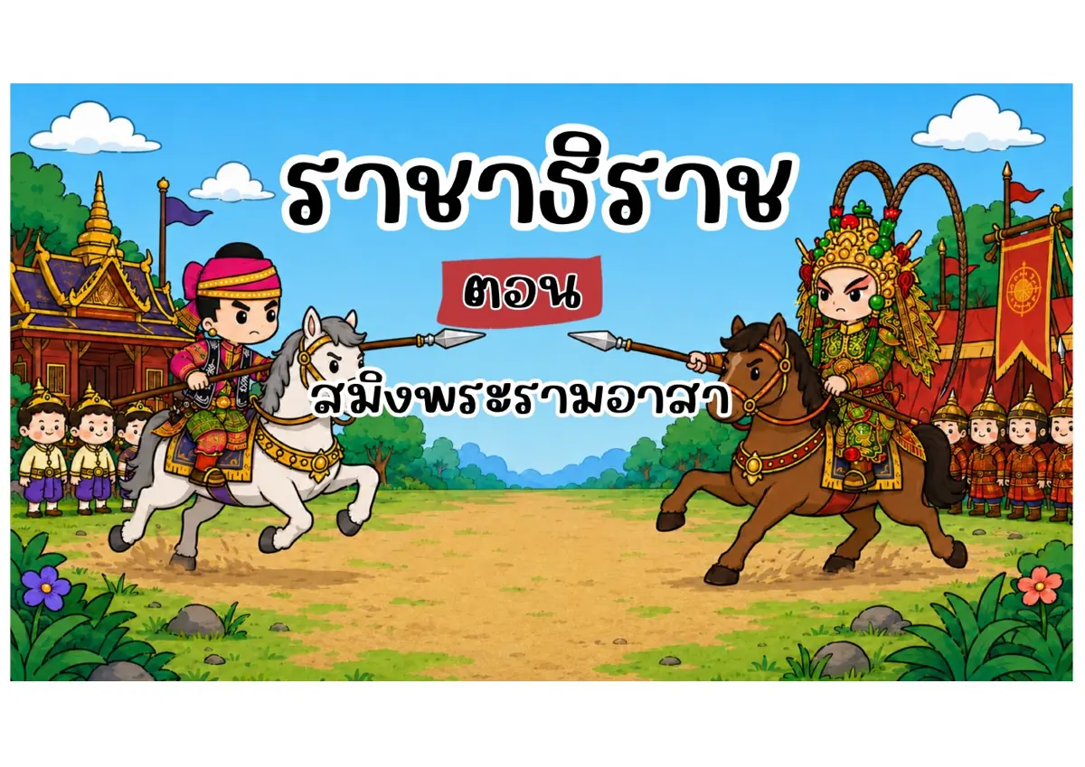 หน้าปก ราชาธิราช ตอน สมิงพระรามอาสา