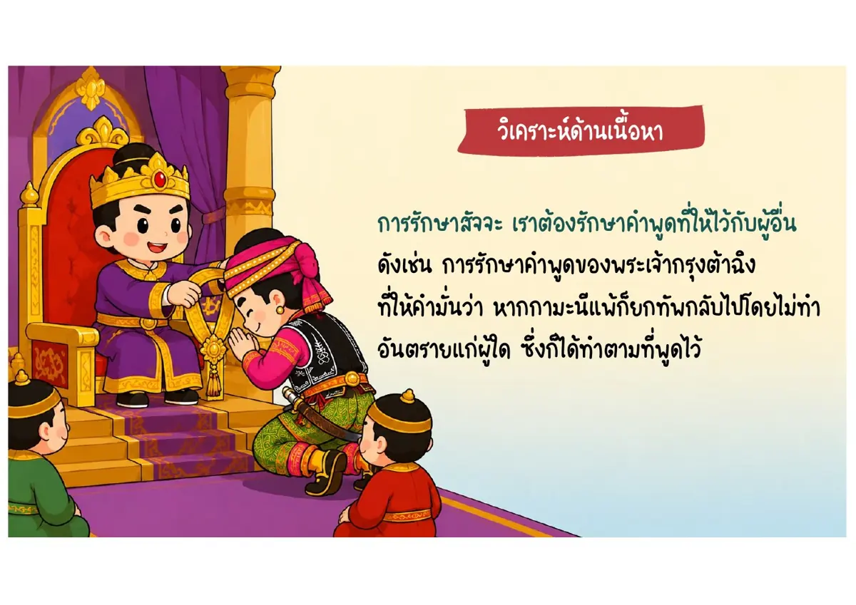 การรักษาสัจจะ